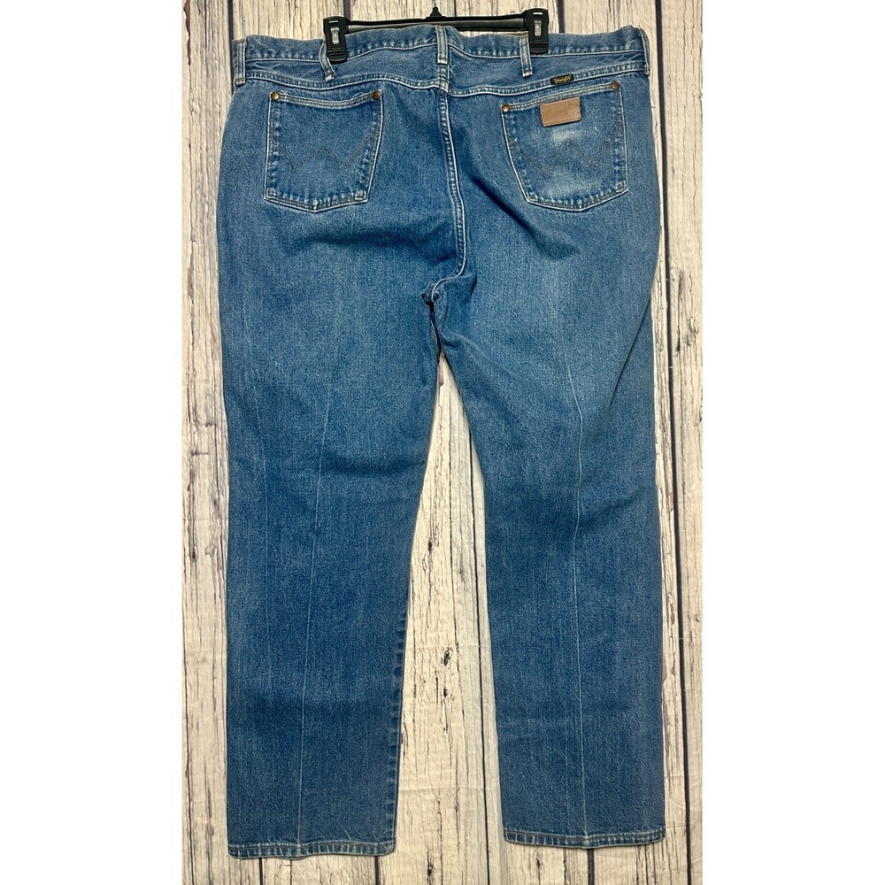 Vintage 90's Wrangler Jeans Men 48x32 Style 13MWZXS Cowboy Western Made in‎ USA - Picture 2 of 8